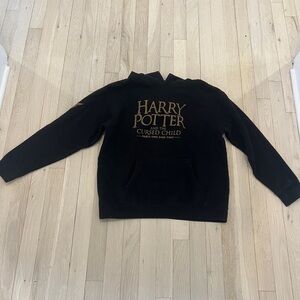 Harry Potter and the Cursed Child Broadway Black Men’s Sweatshirt Hoodie Size XS